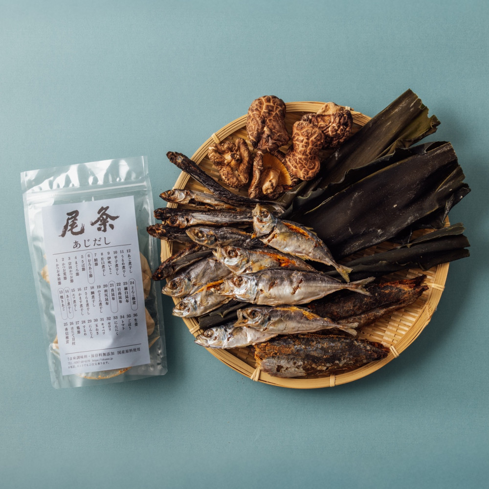 【尾粂】夏季限定 あじだし12袋入りだしパック
