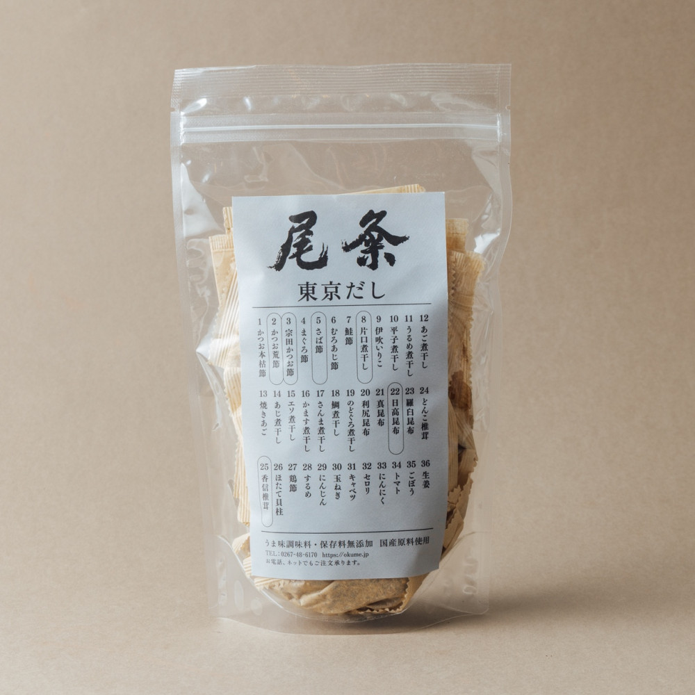 【尾粂】東京だし 30袋入り だしパック
